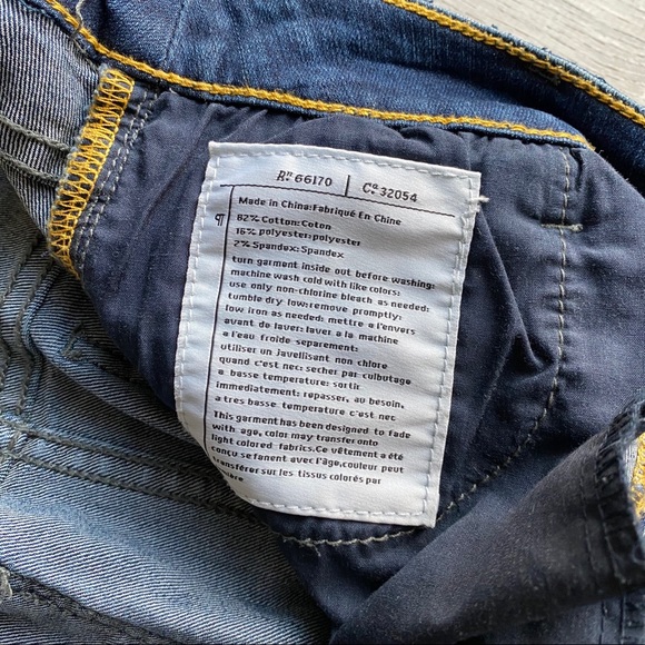 ANTHRO Denim Skirt w/ Ruffle Hem Detail 27 - Picture 4 of 7